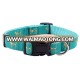 Custom Design Fabric Dog Collar and Leash With Dog Patterns Embroidered Pet Collars