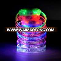 Factory Best Products TPU Multicolor Flashing Led Bracelet For Party Supplies TZ-W230