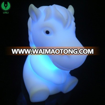 Logo Customized Color Changing 3D Animal shaped Indoor Baby Night Light